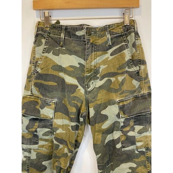 Mother 26 The Sir, Yes Sir! Finding Strength Camo Cargo Pants EUC - Picture 3 of 9